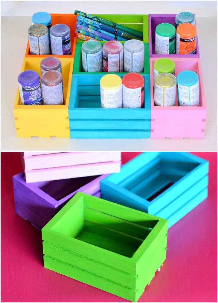 35 DIY Creative Wooden Crate Ideas to Spruce Up Your Space