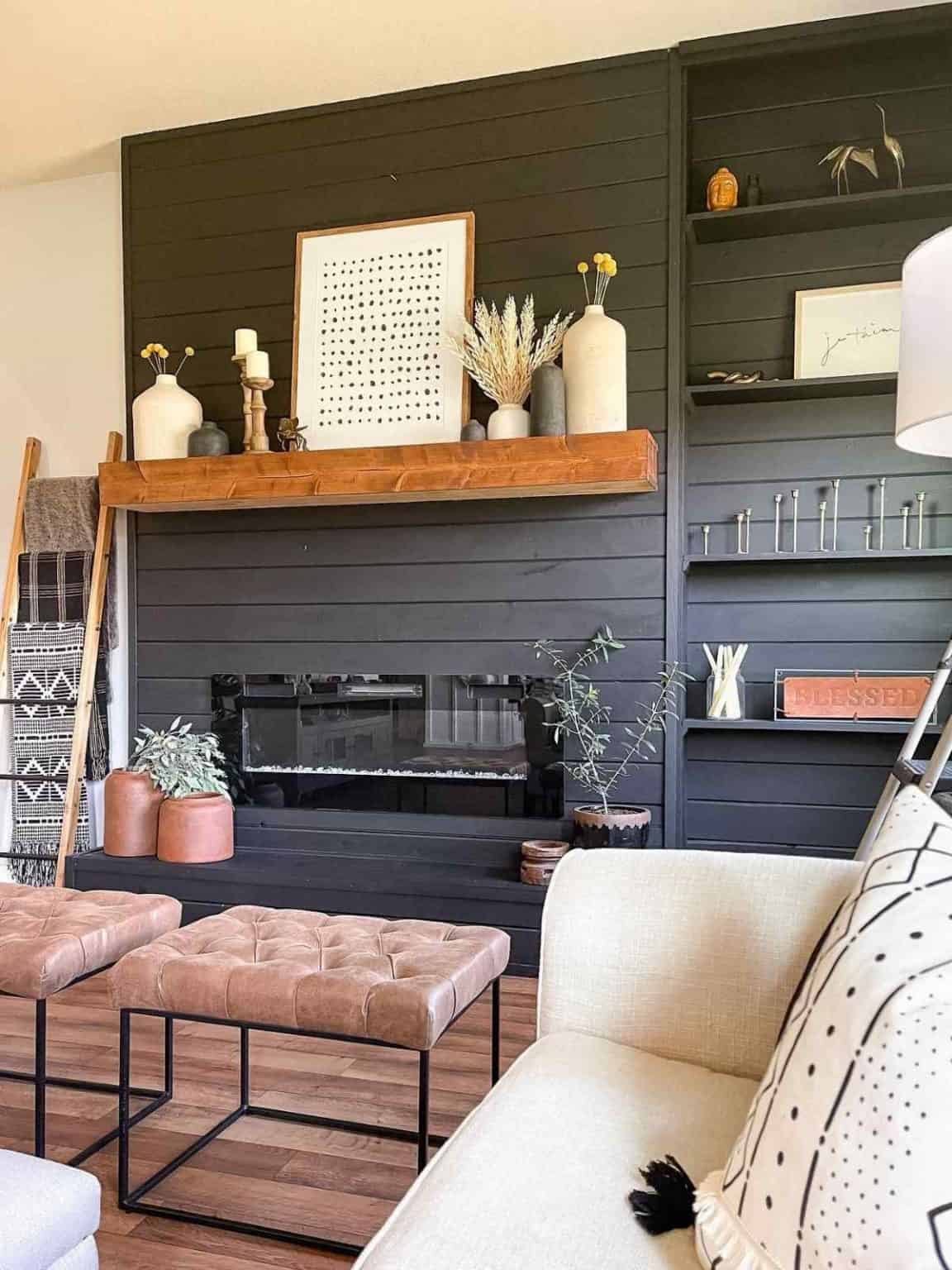 26 Innovative DIY Shiplap Fireplace Solutions for a Stylish Home