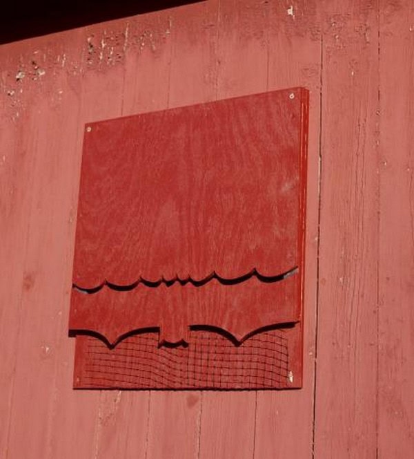 Netted Bat House Plan