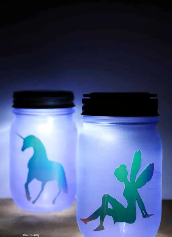 Night Light Mason Jars