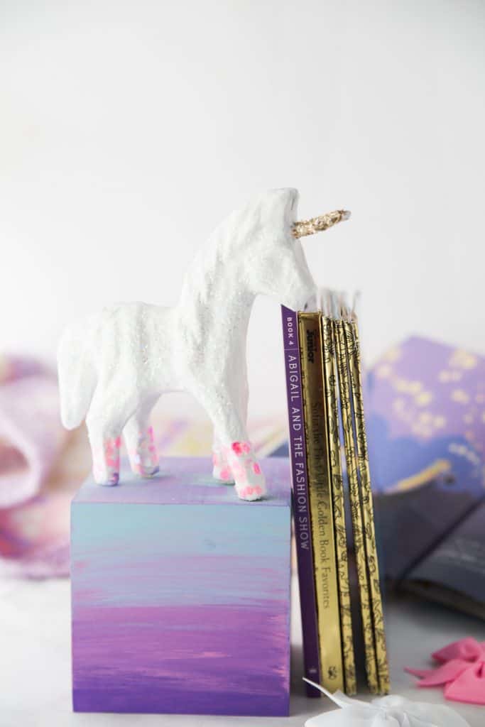 Personalized Unicorn Bookends
