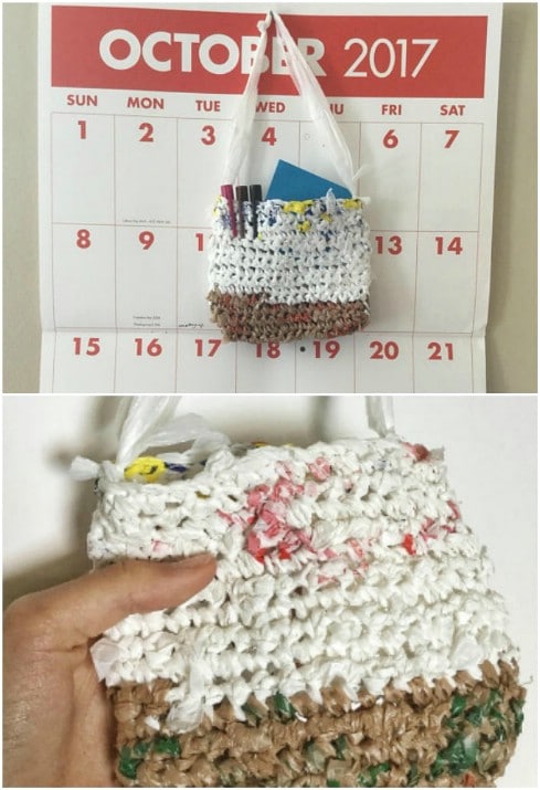 Plastic Bag Pencil Pouch