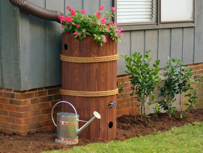 Rain Barrel Planter Project