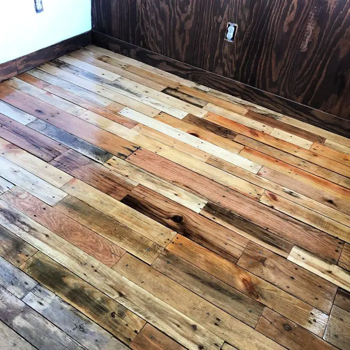 Reclaimed Pallet Wood Flooring