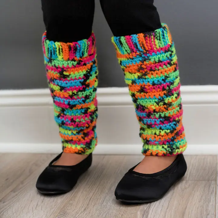 Red Heart Lil' Witch Crochet Leg Warmers