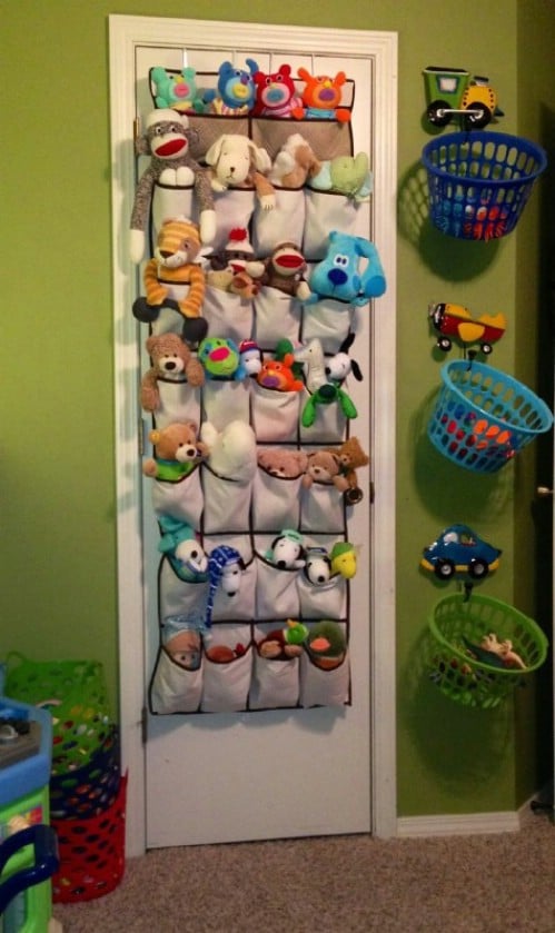 Repurposed Shoe Organizer