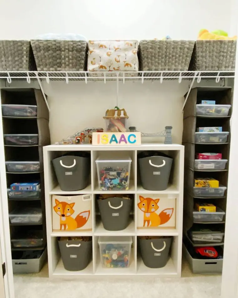 Set-Up of Lego Storage Tower