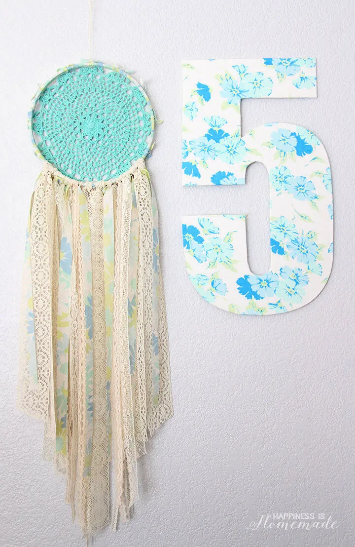 Sheet & Lace Doily Dream Catcher Pattern
