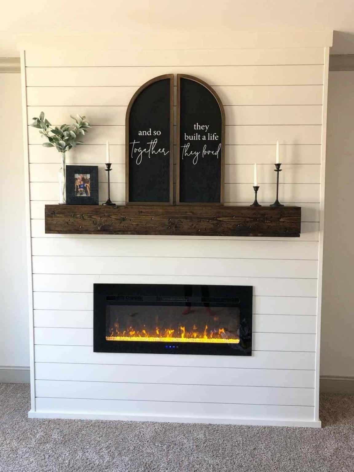 26 Innovative DIY Shiplap Fireplace Solutions for a Stylish Home