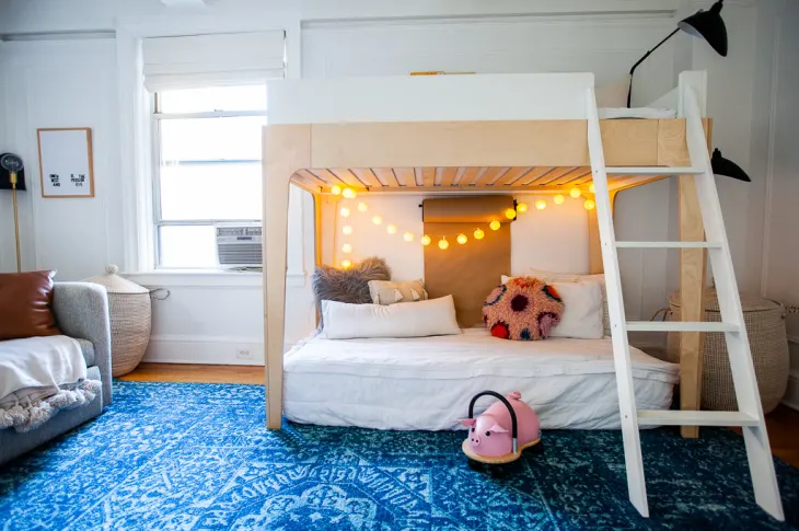 Sleek Loft Bed Inspired by Scandinavian Design