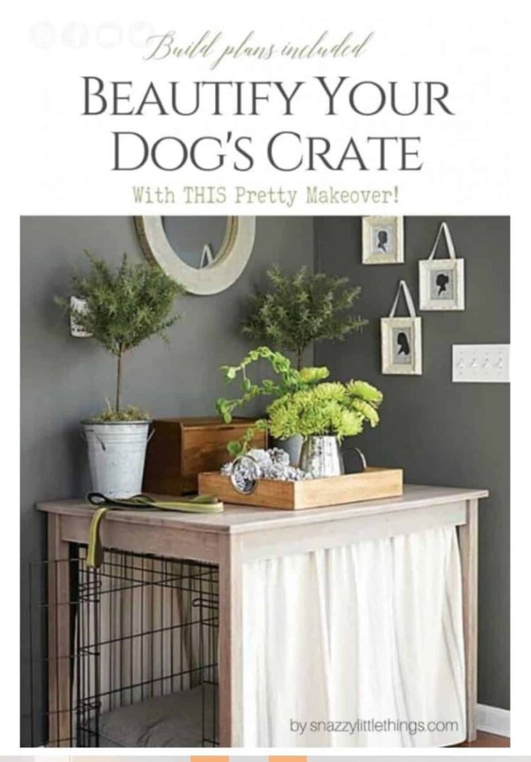 Picture of 39 Creative DIY Dog Crate Ideas for Comfort and Style