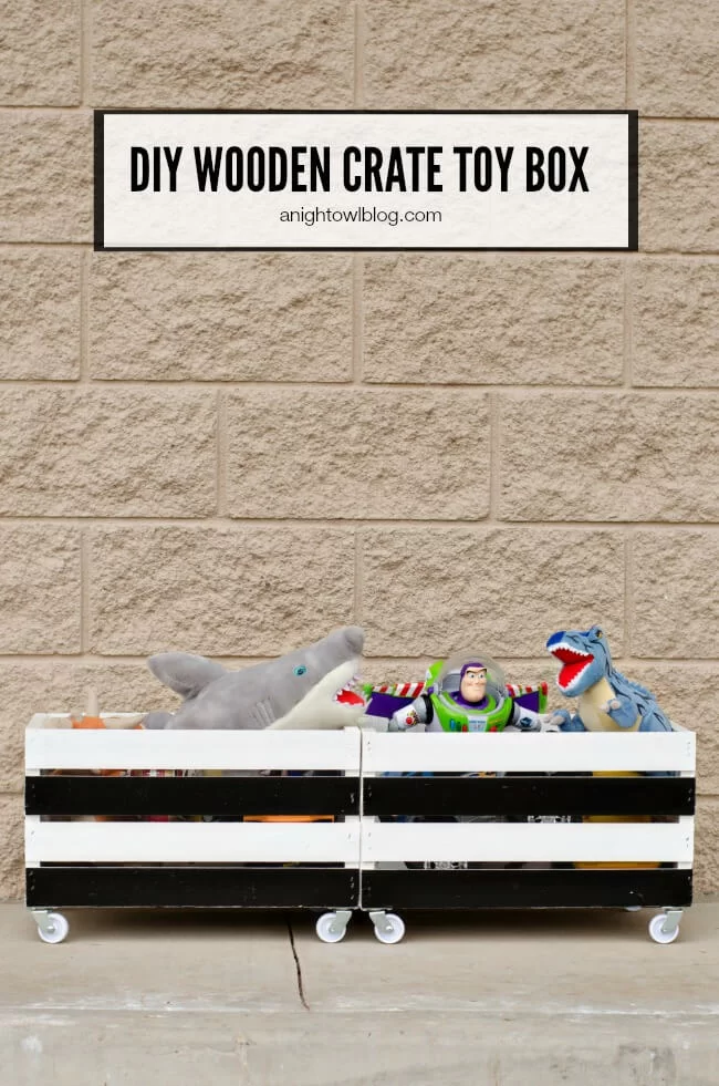 Stylish Rolling Crate Storage