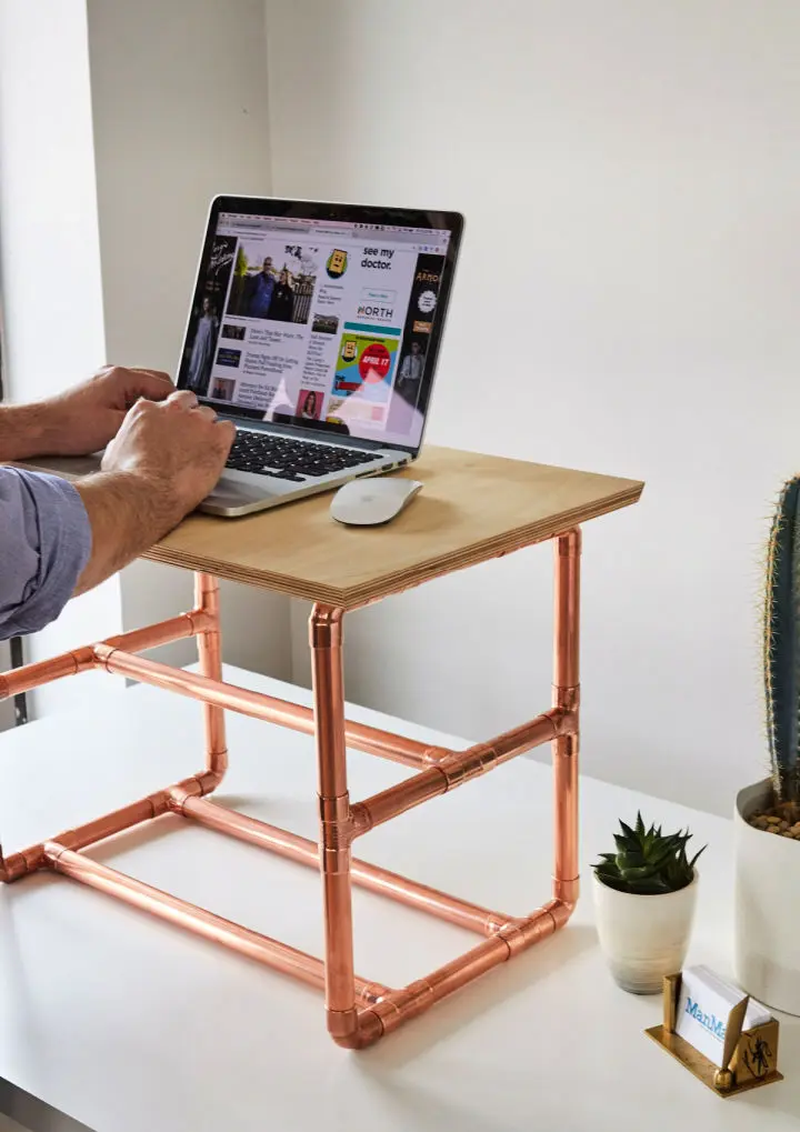 Stylish Homemade Standing Desk
