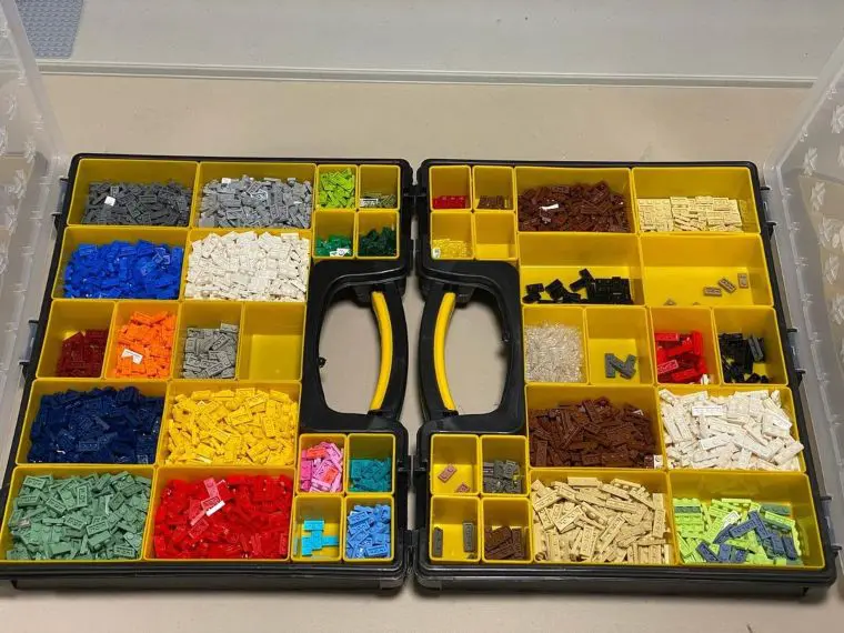 Toolbox Organizer for Mini Lego Pieces