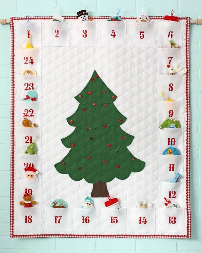 Tree and Ornaments Advent Calendar