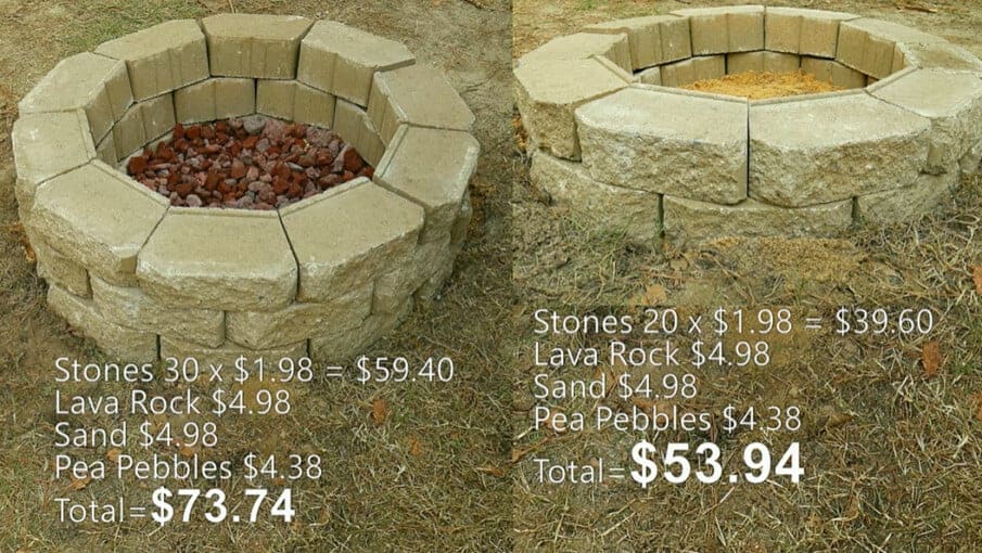 Use Pavers to Build the Cheapest Fire Pit