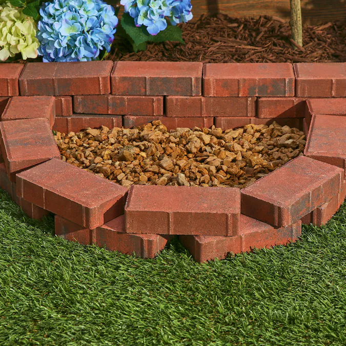 Use Red Bricks for a Quick and Easy Semi-Circle Design
