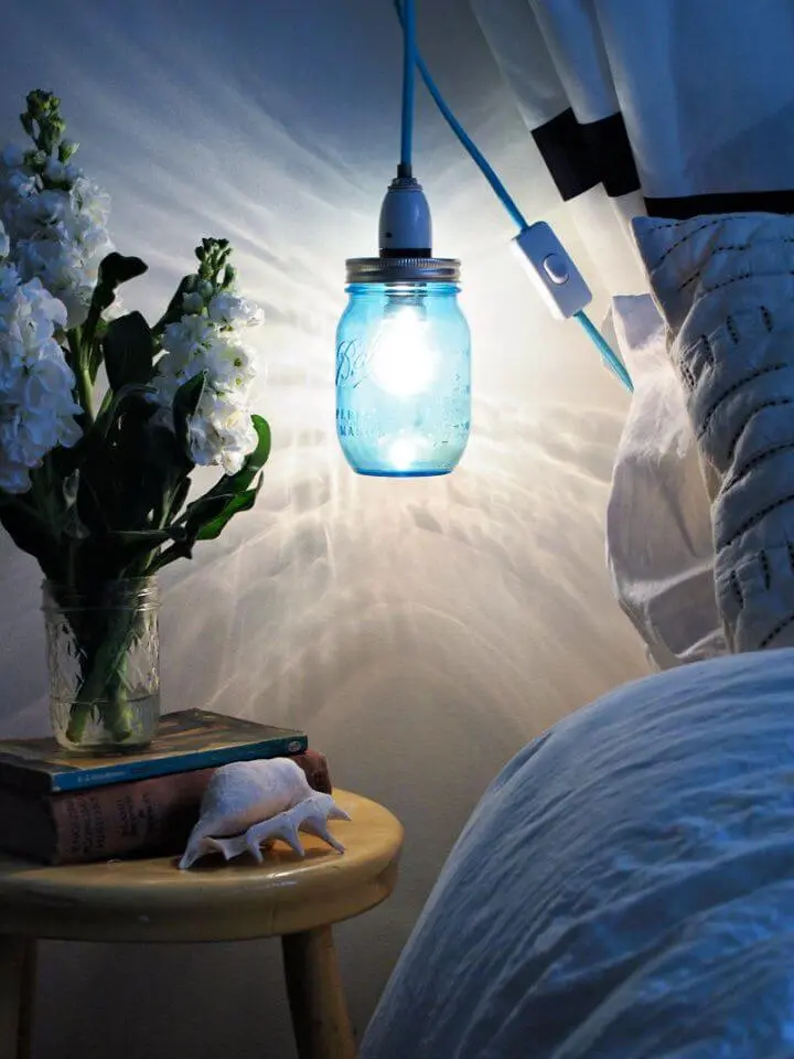 Vintage Mason Jar Pendant Light