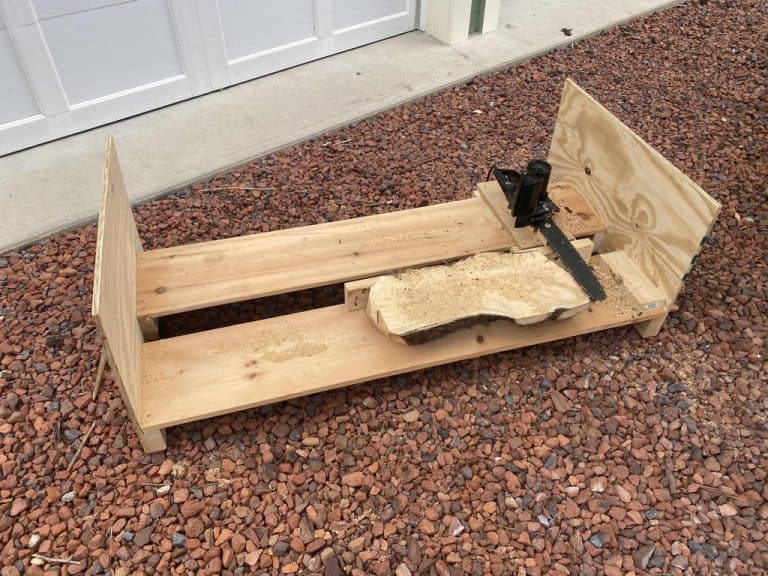 Wooden Rail Chainsaw Mill