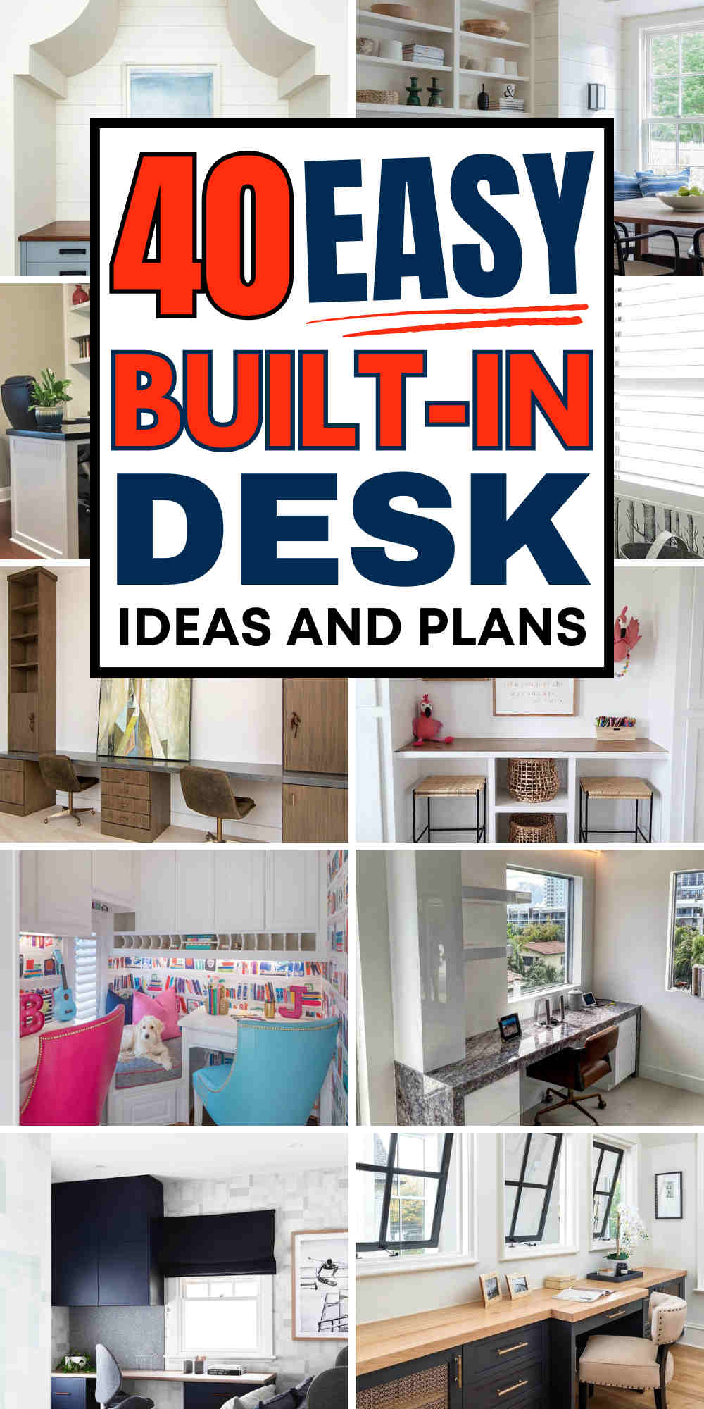 diy built in desk
