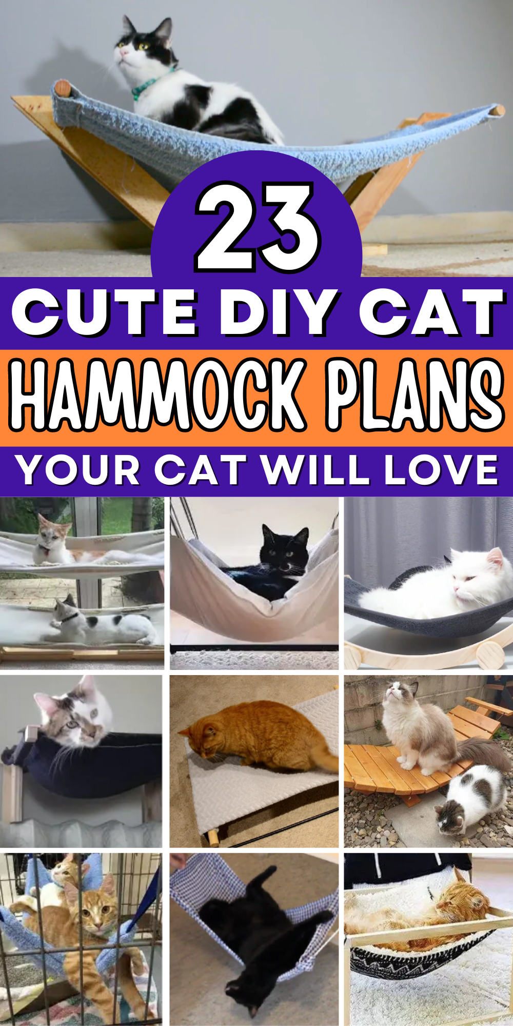 diy cat hammock