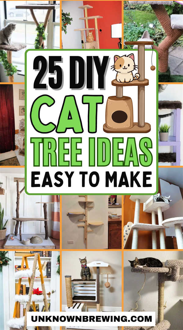 25 DIY Cat Tree Plans You Can Make Easily