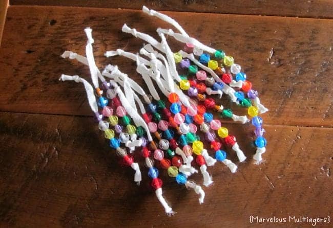 Shoelace and Beads Fidget Toy