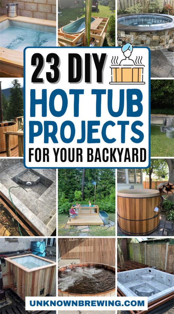 23 DIY Hot Tub Plans for Outdoor Enjoyment
