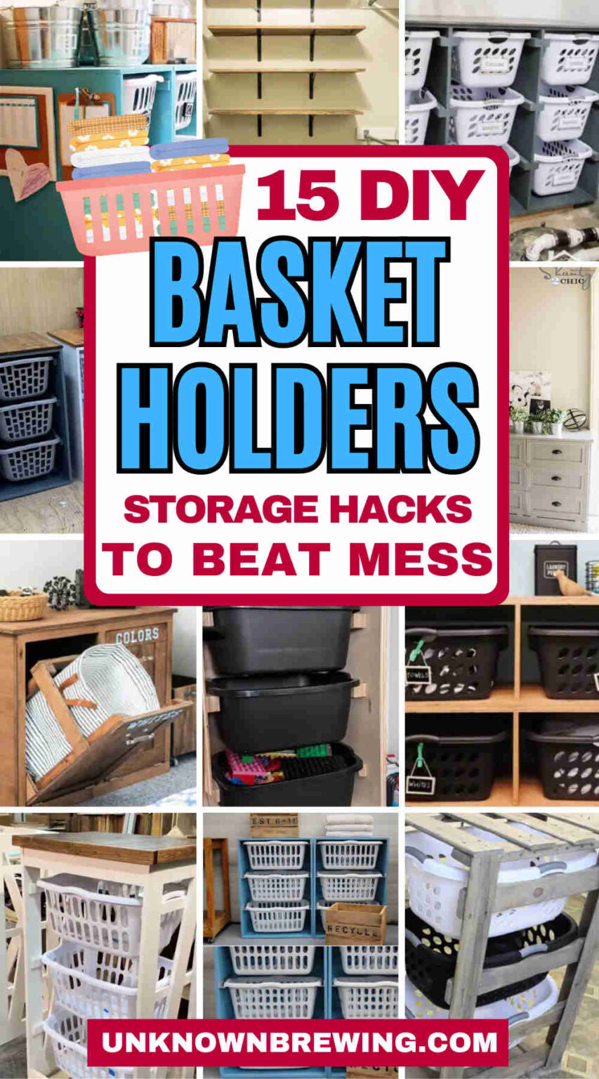 15 Creative DIY Laundry Basket Dresser Designs for Neat Spaces