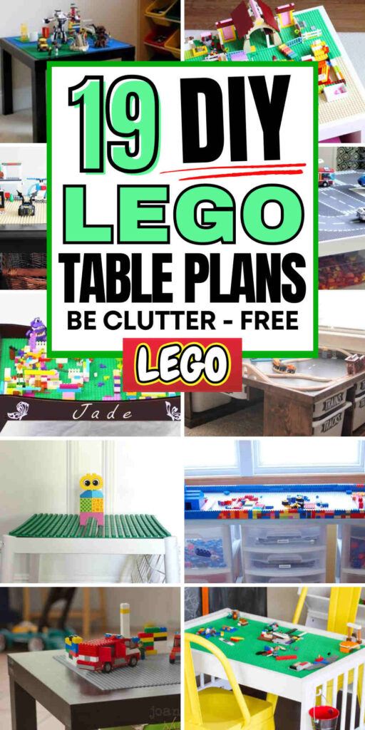 19 Creative DIY Lego Table Ideas for Kids and Adults