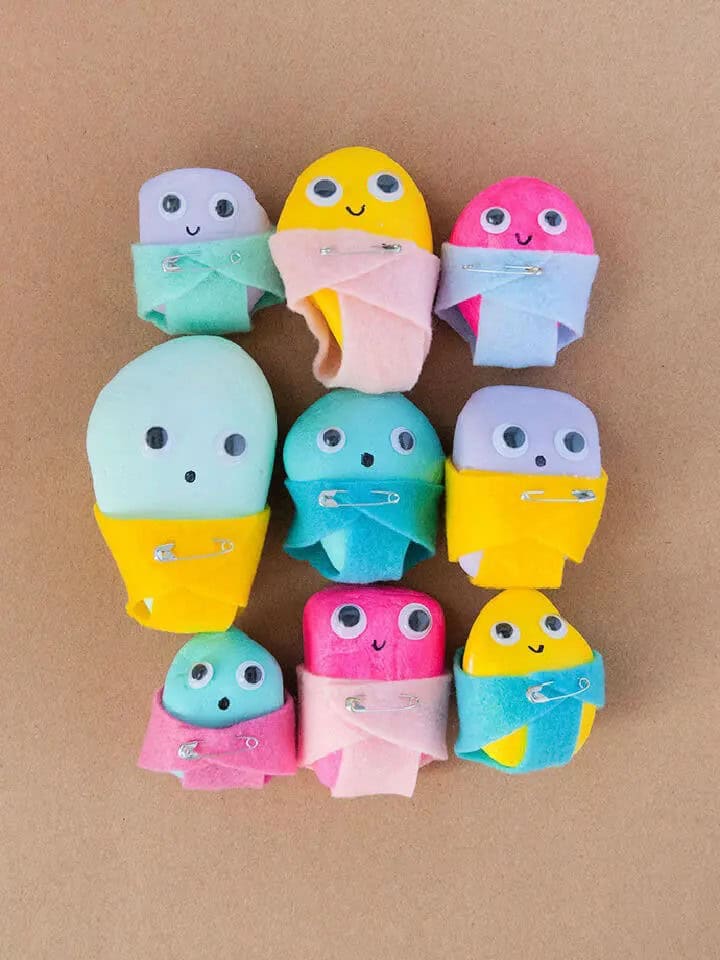 DIY Painted Rock Babies