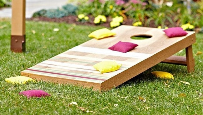 Build A DIY Cornhole Board Idea
