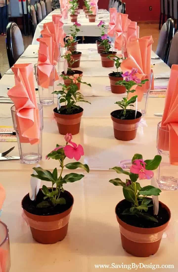Flower Baby Shower Favor