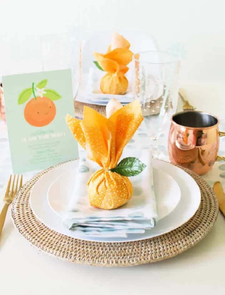 Citrus Baby Shower Favor
