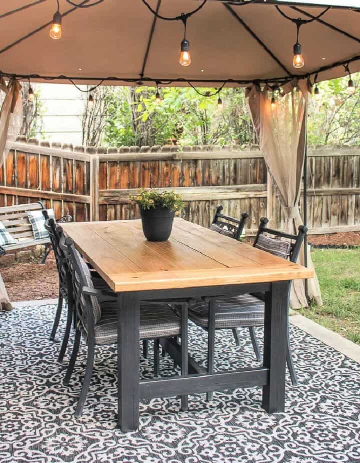 25 Creative DIY Outdoor Table Designs to Enhance Your Garden