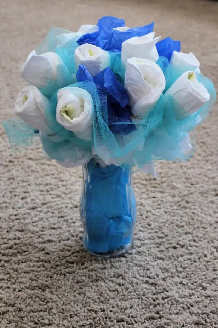Diaper Bouquet Baby Shower Favor