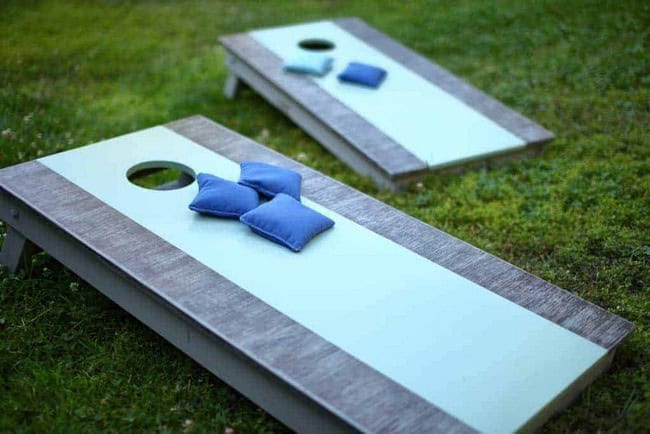 Make Set Of Cornhole Boards DIY Idea