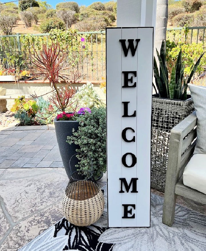 36 Beautiful Diy Welcome Signs For Your Front Porch