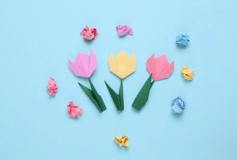 How to Fold an Origami Flower