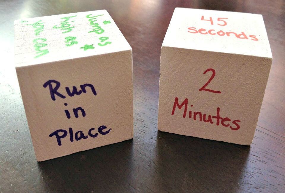 Easy To Make Activity Dice for Kids: