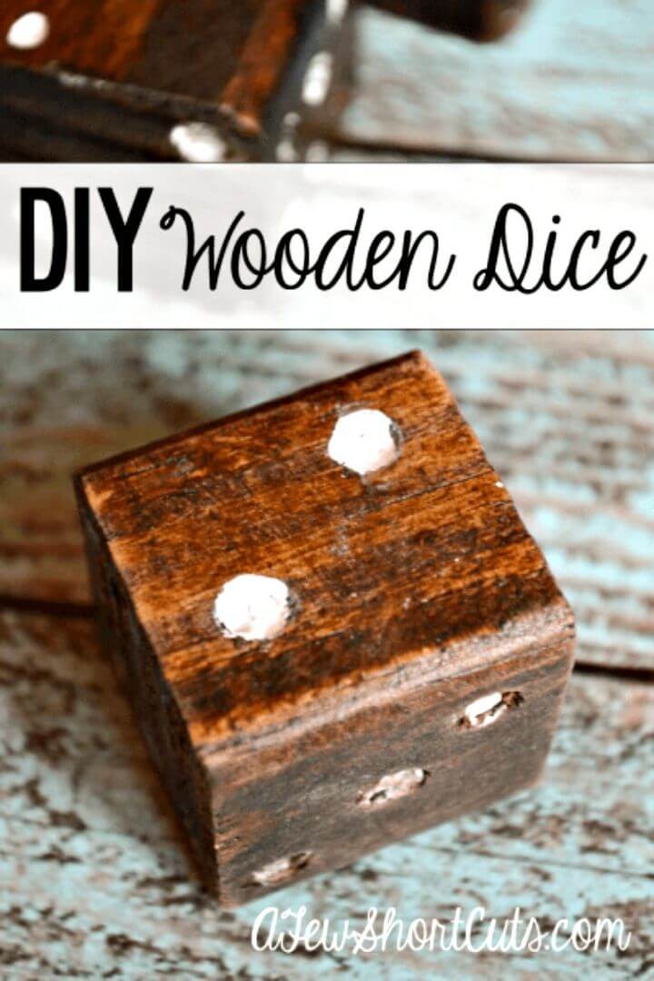How To Make Wooden Dice: