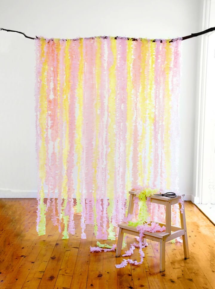 Wedding Streamer Backdrop Ideas