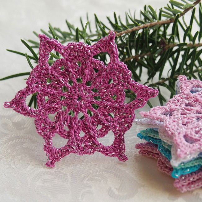 40+ Beautiful Free Crochet Snowflake Patterns for Winter Decor