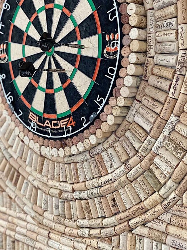 Wine Cork Dartboard