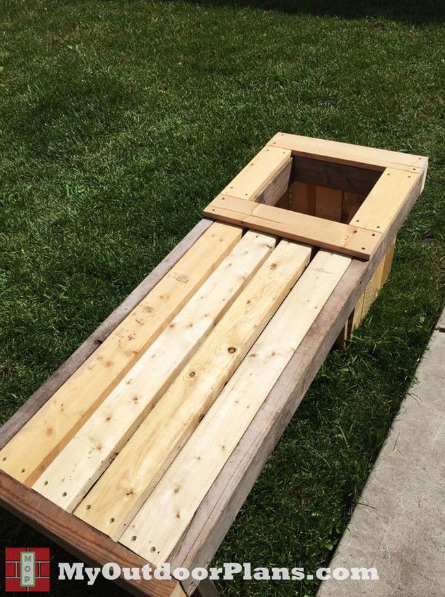 DIY Planter Bench