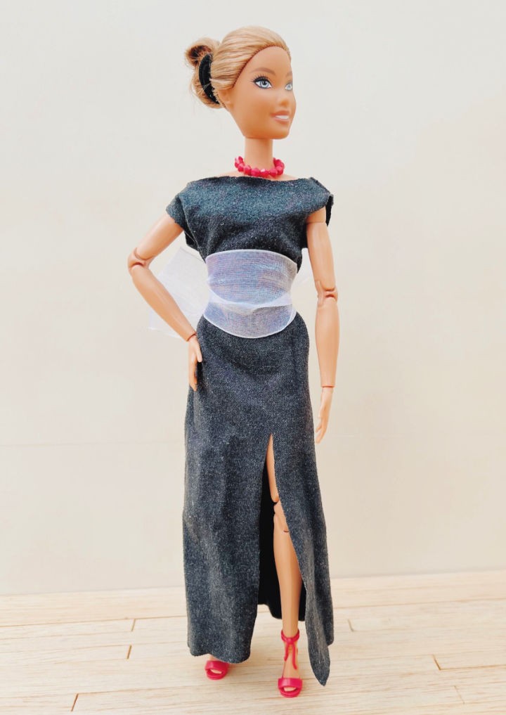 DIY No-Sew Barbie Sock Dress