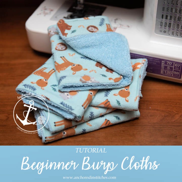 24 Free Burp Cloth Pattern Diy Burp Cloths