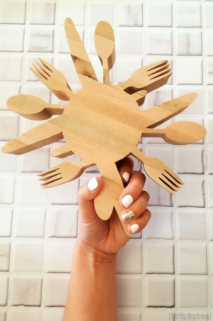 DIY Butcher Block ‘Utensil’ Trivet