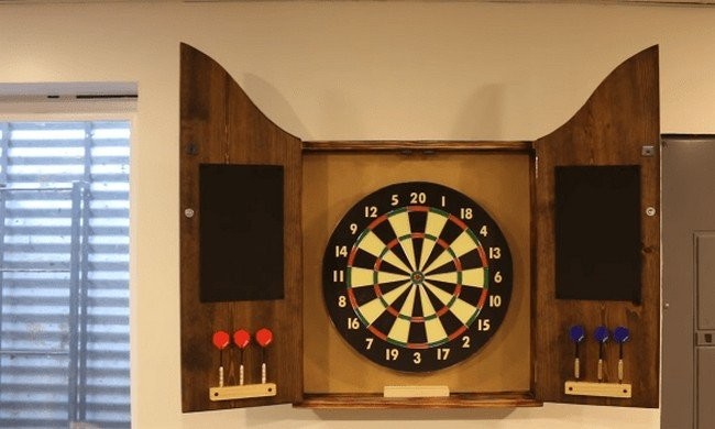 How To Make A Dartboard Cabinet