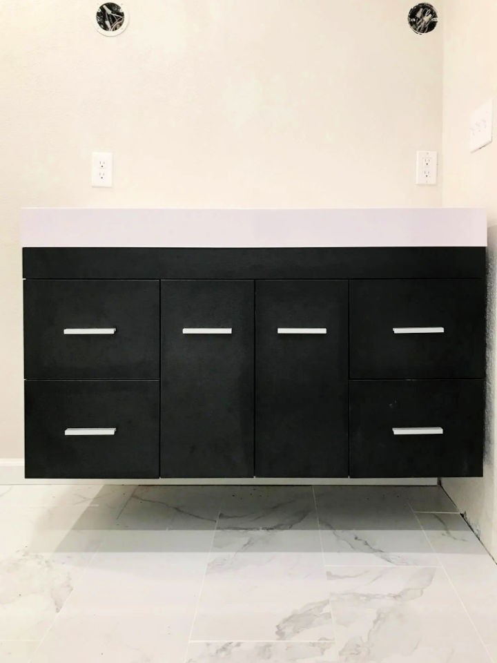 How to Install a Floating Vanity